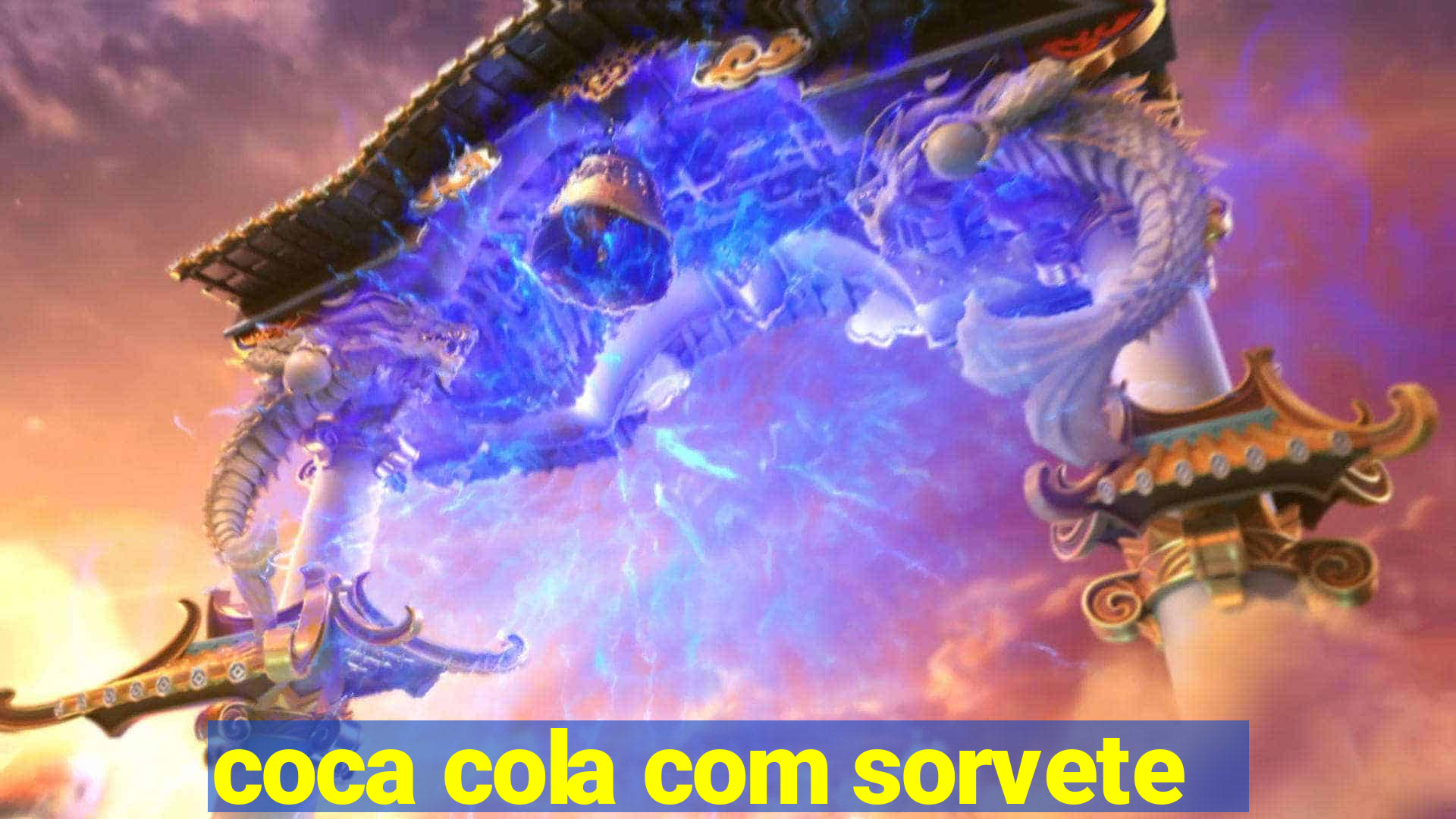 coca cola com sorvete